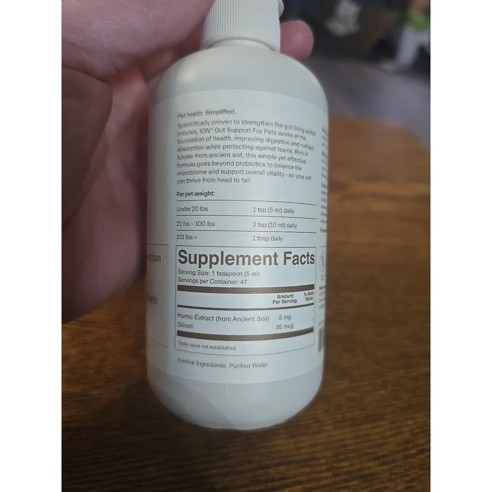ION* Intelligence of Nature Gut Support For Pets - Liquid Probiotics Drops